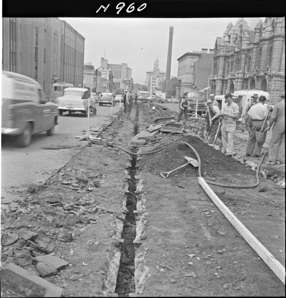 N960 Tram track removal