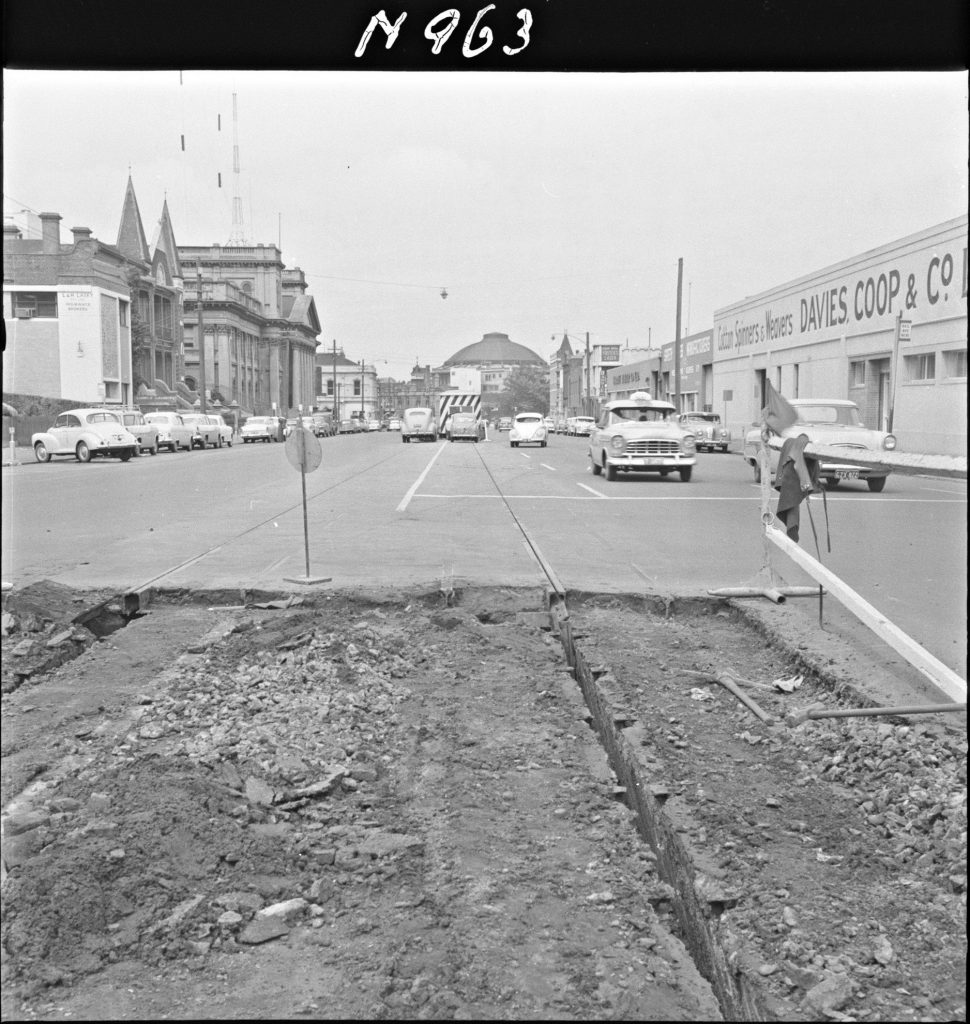 N963 Tram track removal