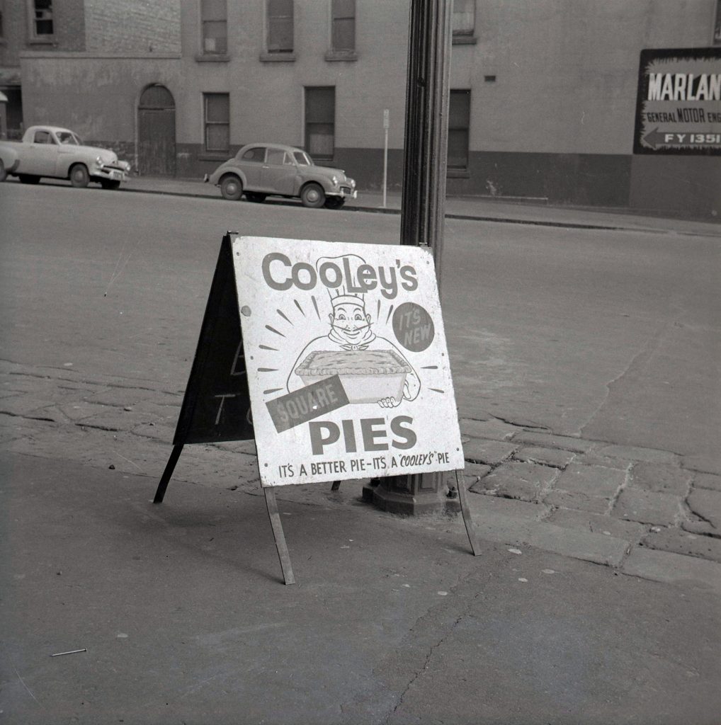 N1075 Cooley’s Pies sign