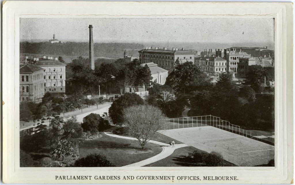 Parliament Gardens and Government Offices, Melbourne