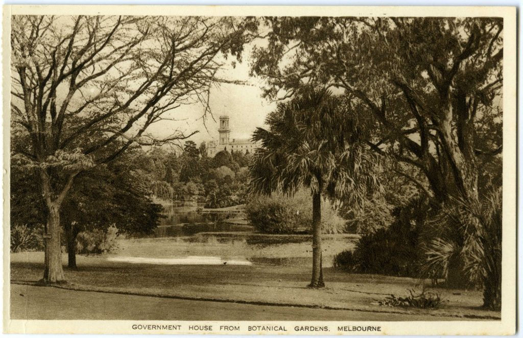 Government House from Botanical Gardens, Melbourne