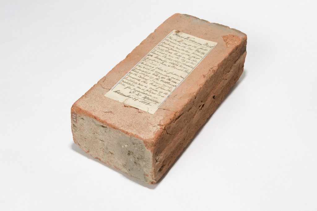 First brick