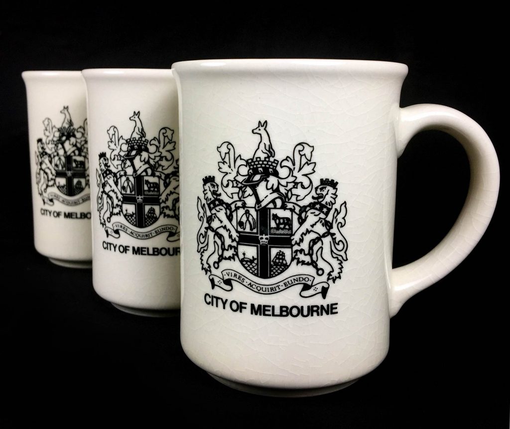 City of Melbourne coffee mugs