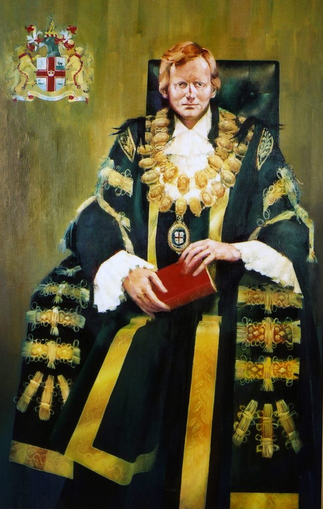 Lord Mayor R. J. Walker C.B.E., 1976