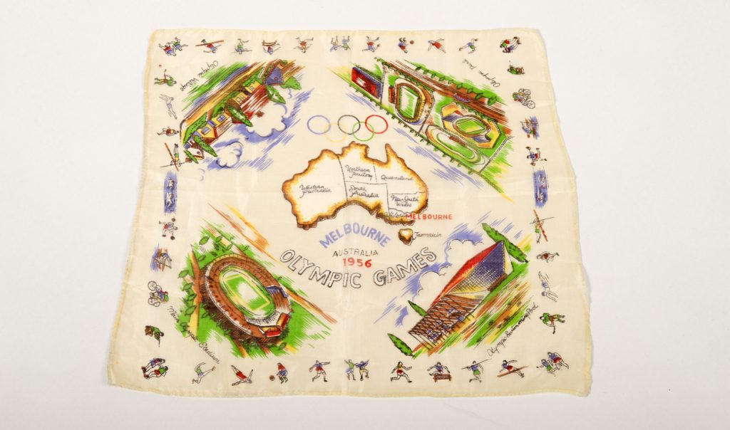 1956 Olympic Games handkerchief