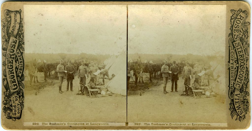 2241. The Bushmen’s Contingent at Langwarrin.