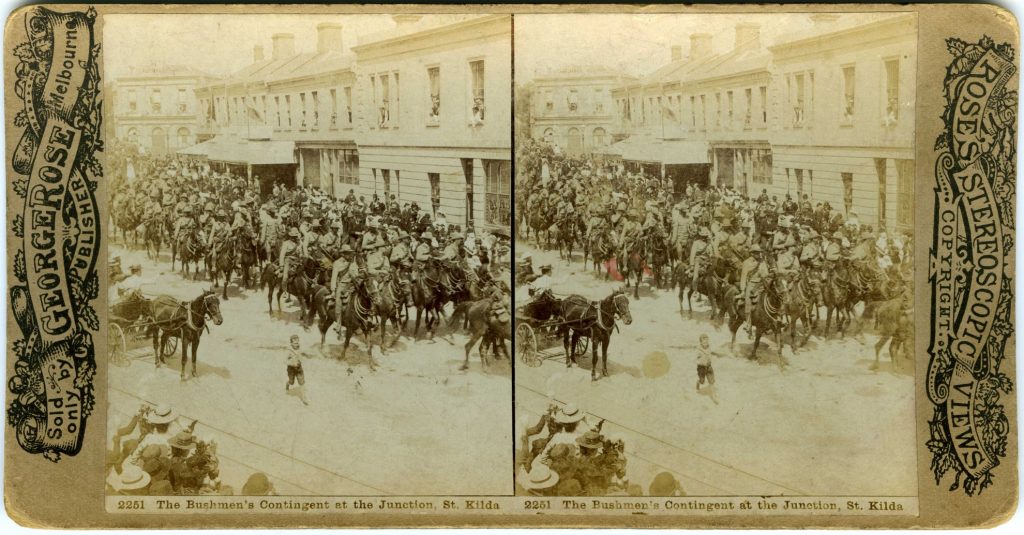 2251. The Bushmen’s Contingent at the Junction, St Kilda.