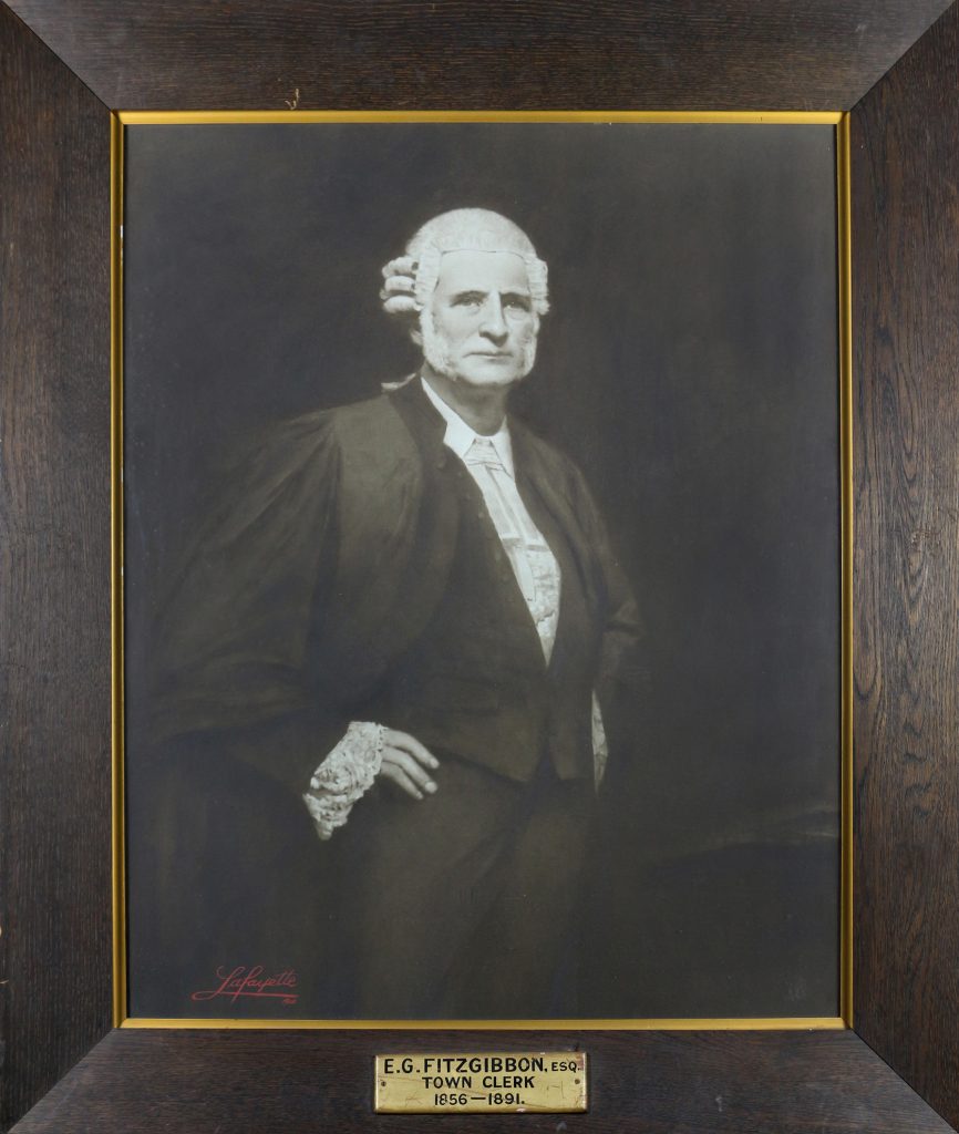 E.G. FitzGibbon Esq. (Town Clerk 1856-91)