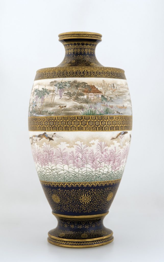 Vase, Satsuma ware (satsuma yaki)