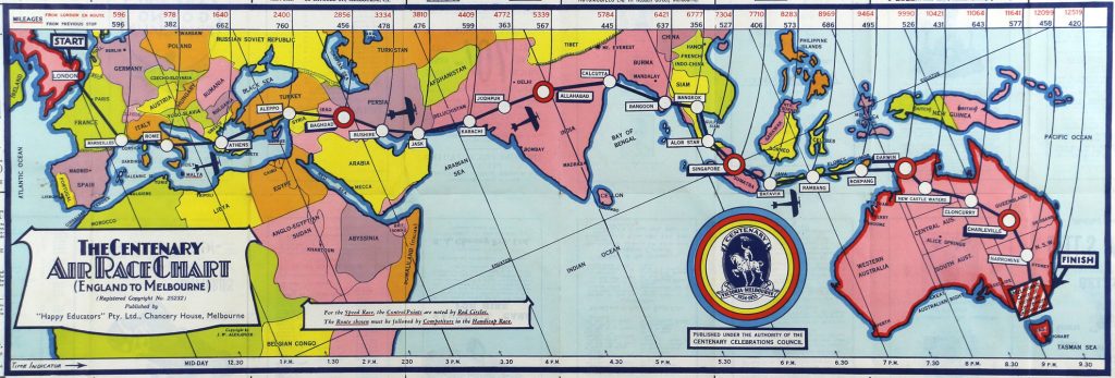 The Centenary Air Race Chart image 1087978-2