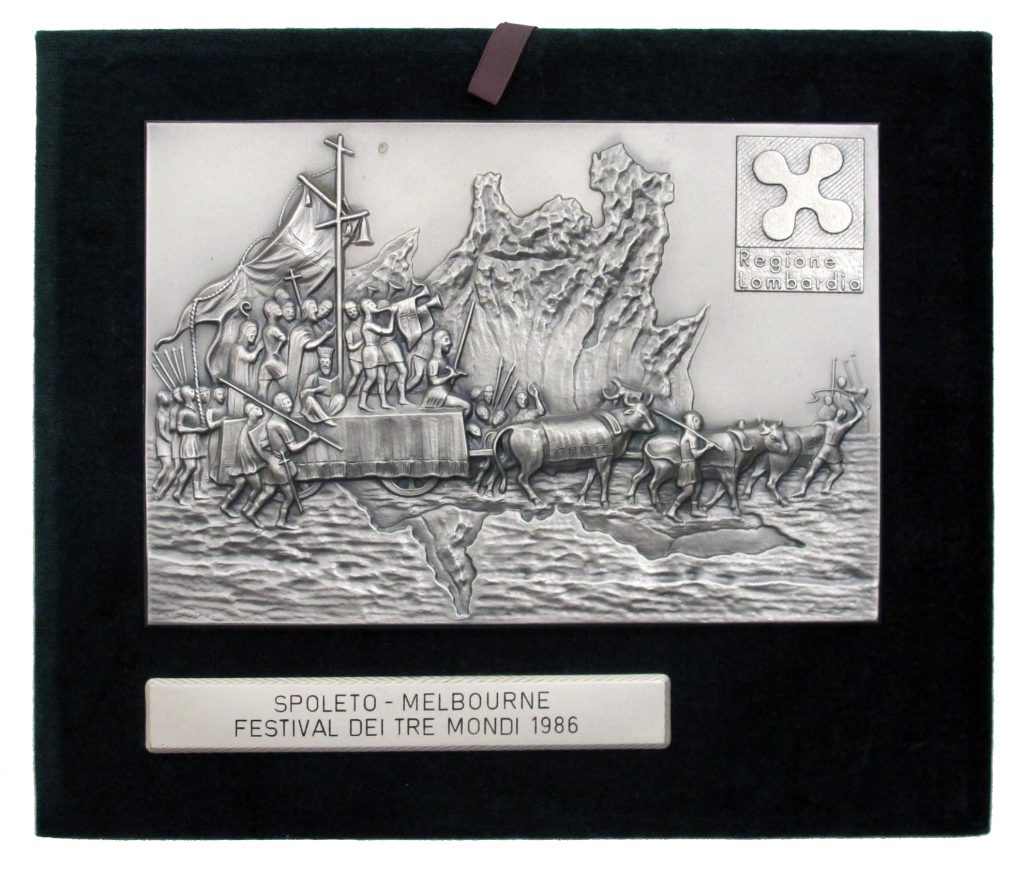 Plaque, Festival dei tre Mondi, 1986