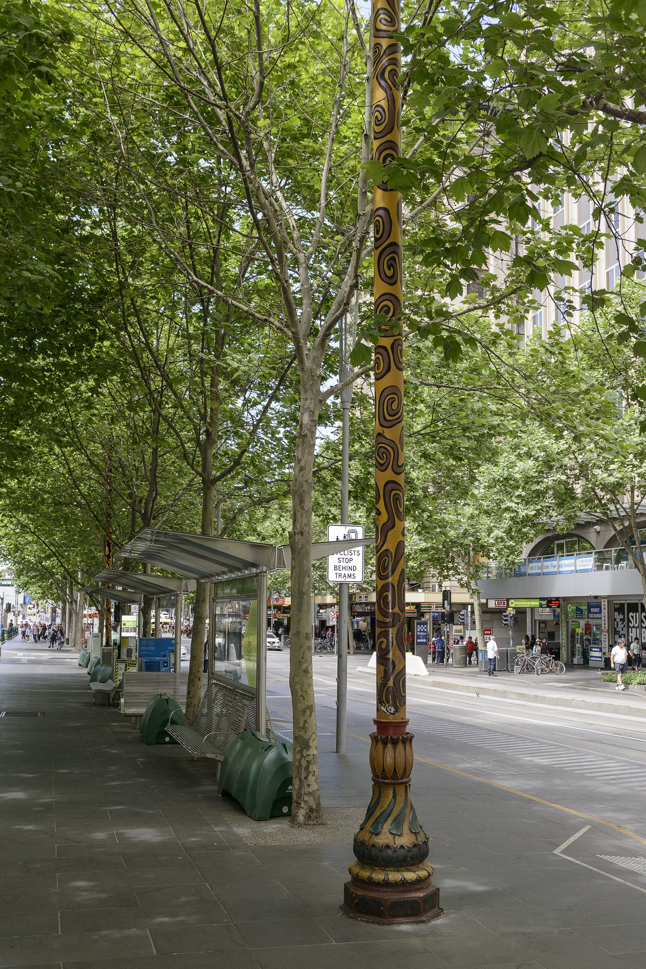 Painted Poles 2 - City Collection