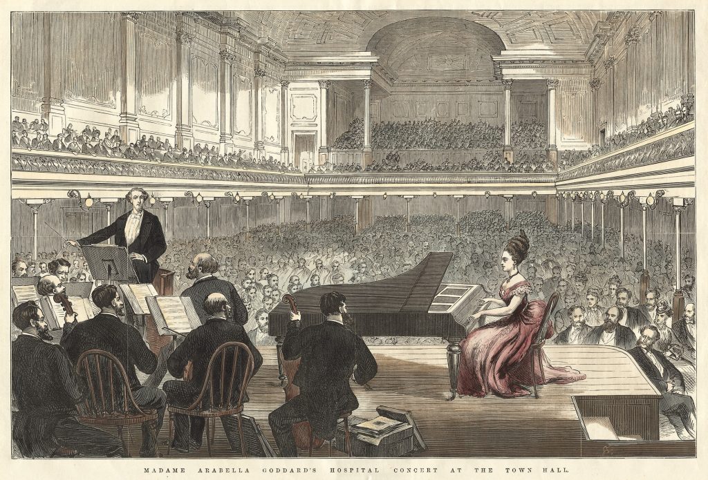 Madame Arabella Goddard’s Hospital Concert at the Town Hall