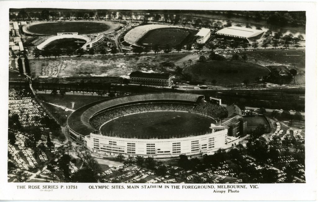 Olympic Sites, Main stadium in the foreground, Melbourne