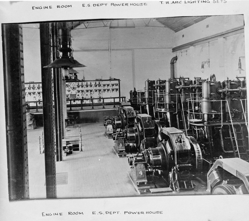 Engine Room, Electricity Supply Dept. Powerhouse