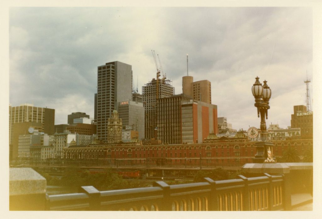 View of Melbourne from Princes Bridge