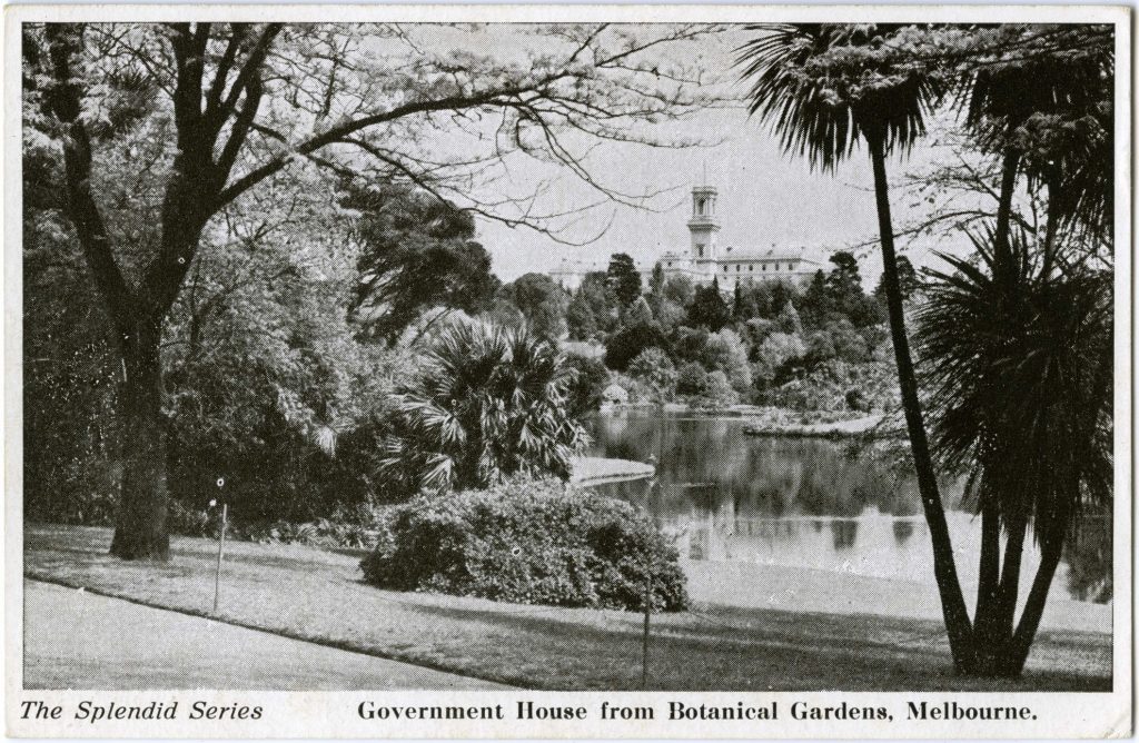 Government House from Botanical Gardens, Melbourne