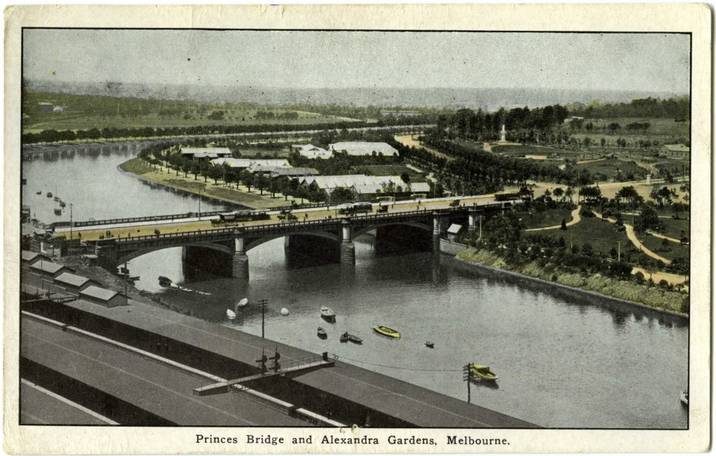 Princes Bridge and Alexandra Gardens, Melbourne