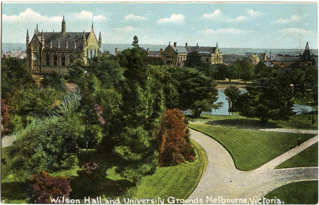 Wilson Hall and University Grounds, Melbourne