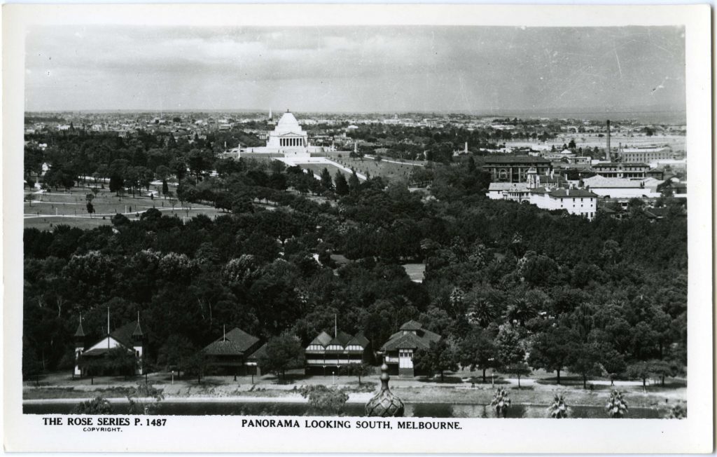 Melbourne panorama, looking south