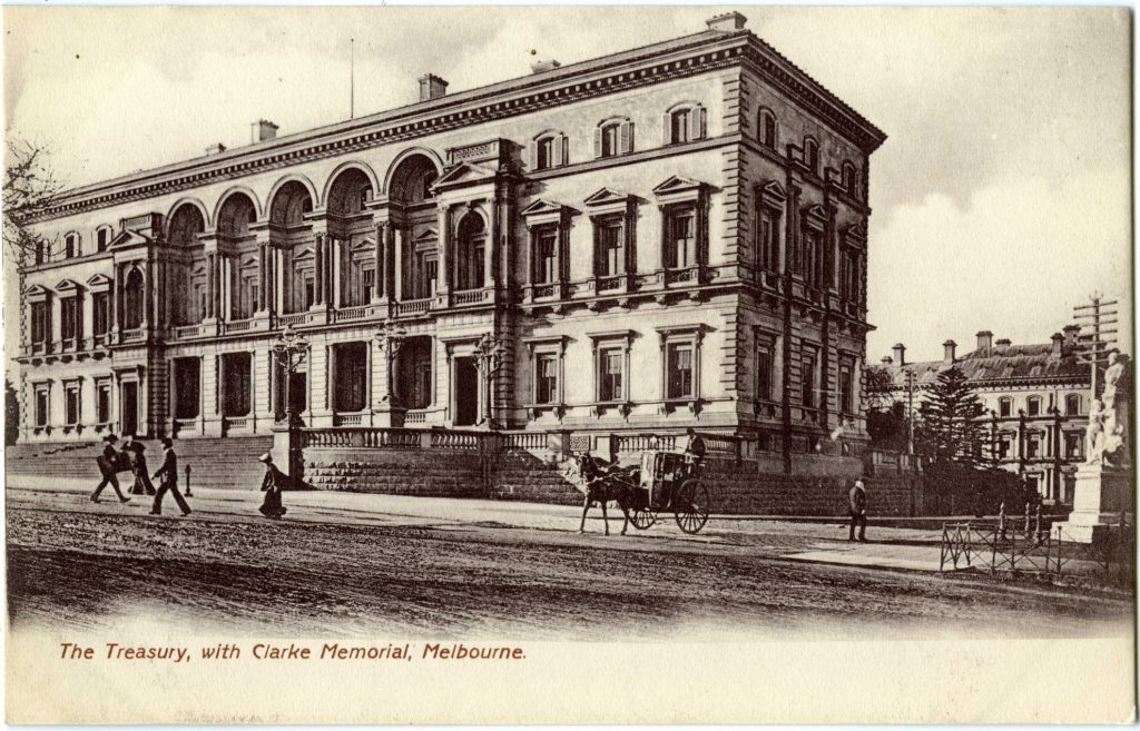 The Treasury, with Clarke Memorial, Melbourne