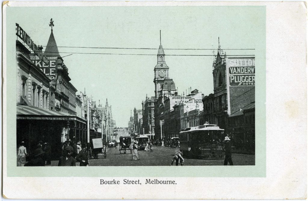 Bourke Street looking west