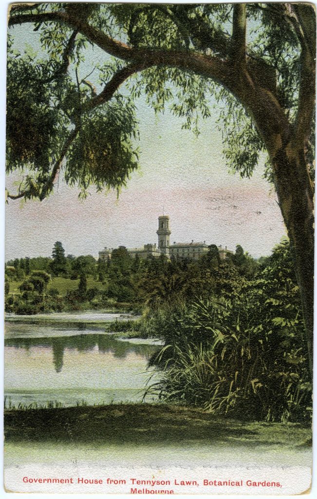 Government House from Tennyson Lawn, Botanical Gardens, Melbourne