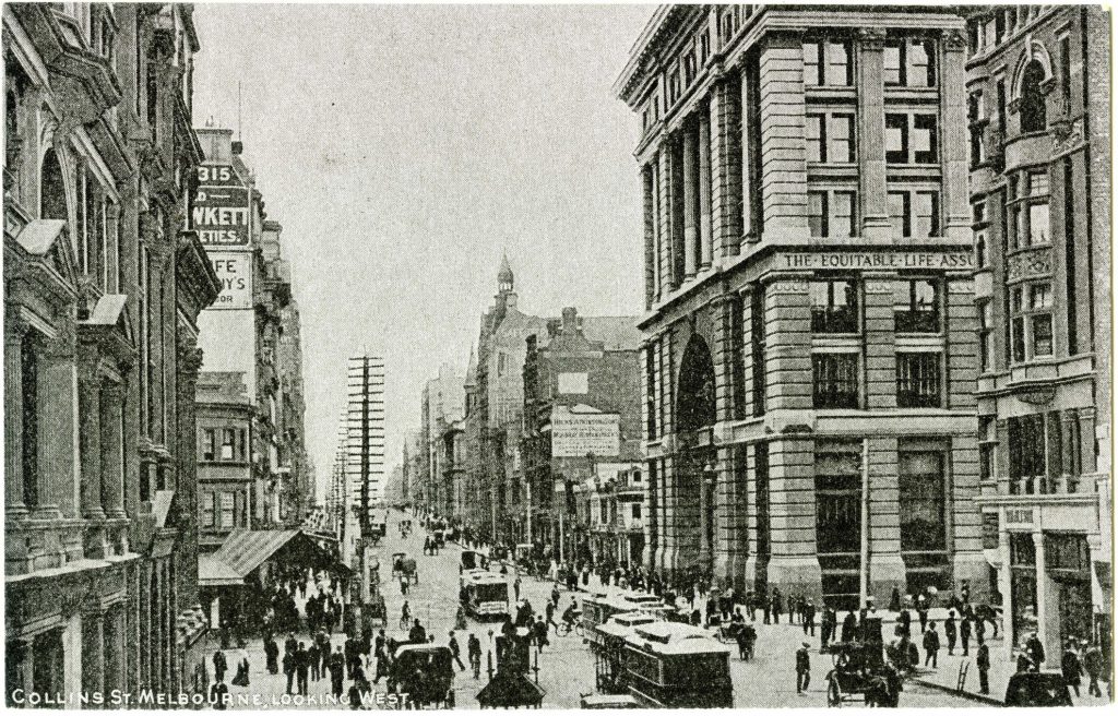 Collins Street, Melbourne (looking west)