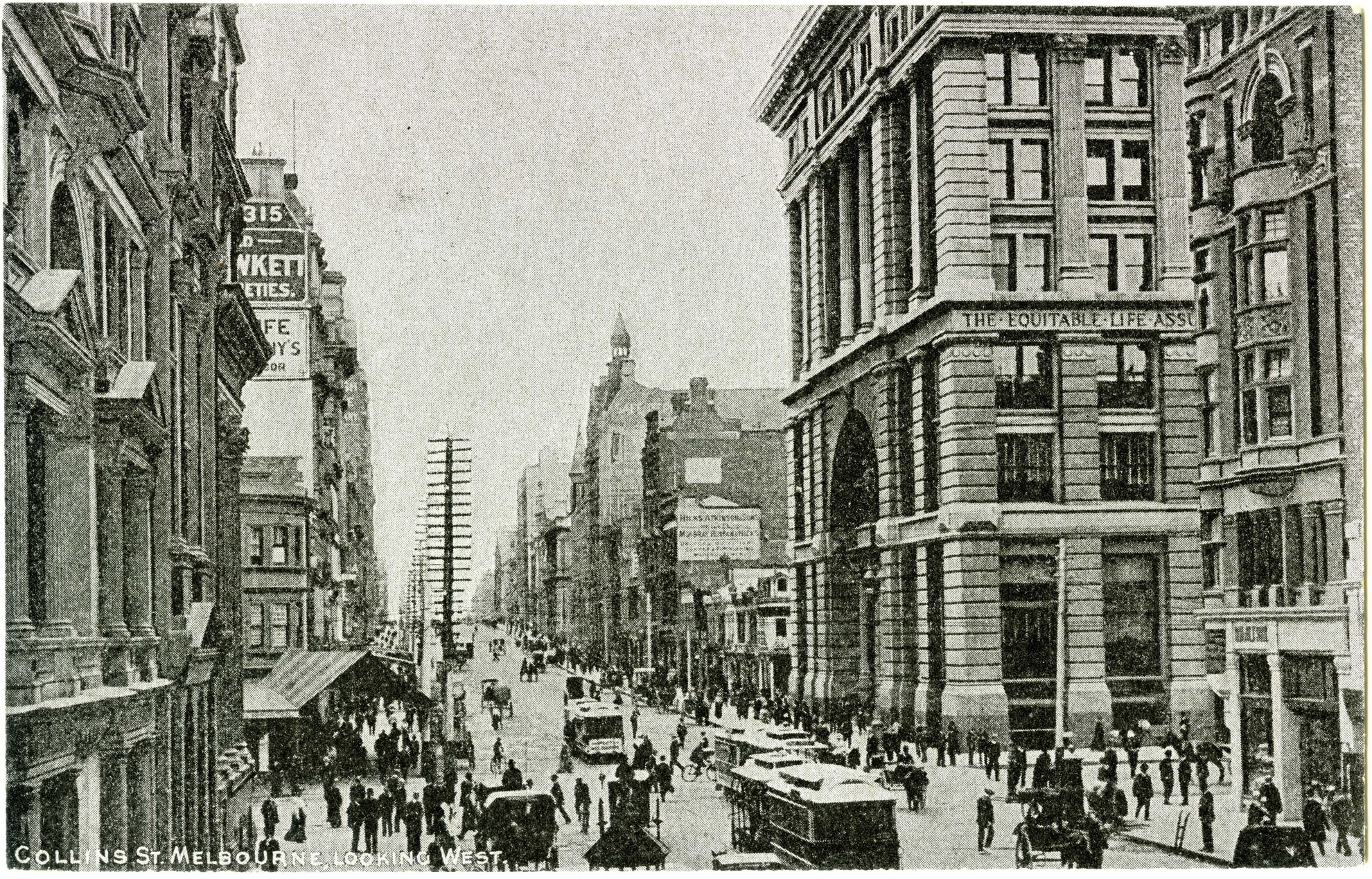 Collins Street, Melbourne (looking west) - City Collection