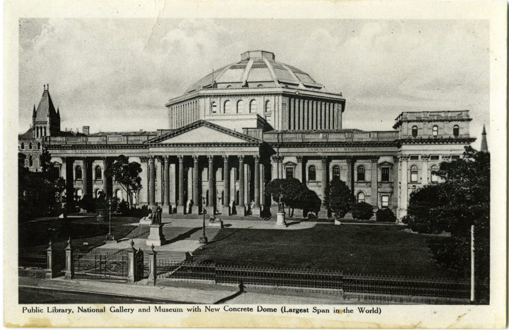 Public Library, National Gallery and Museum with New Concrete Dome (Largest Span in the World)