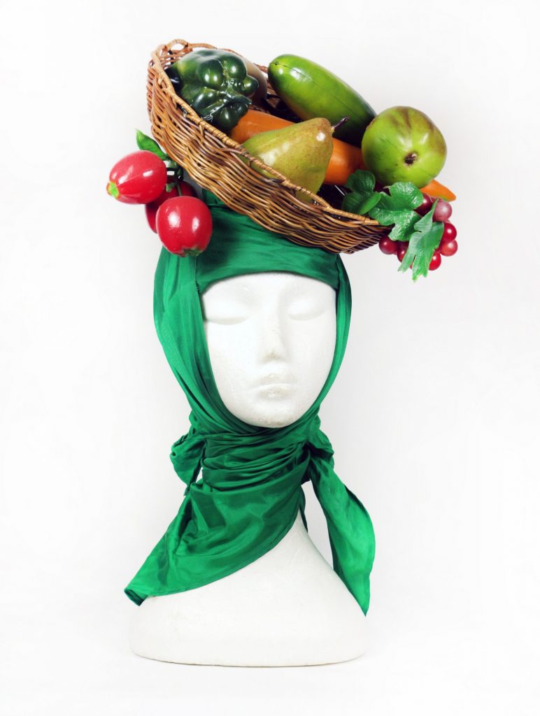 Moomba headpiece – Fruit and vegetables
