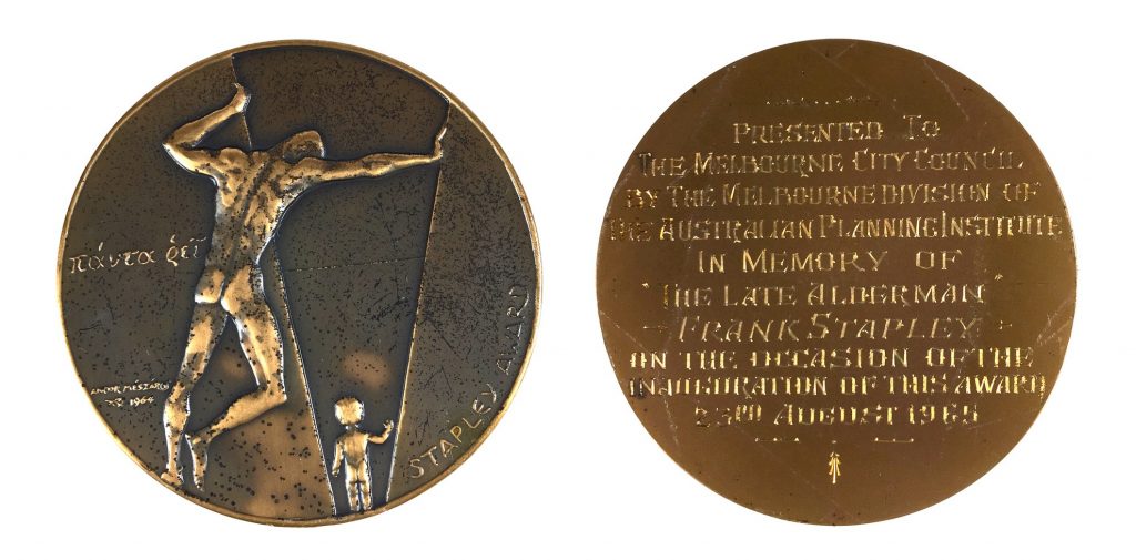 Stapley Award medal