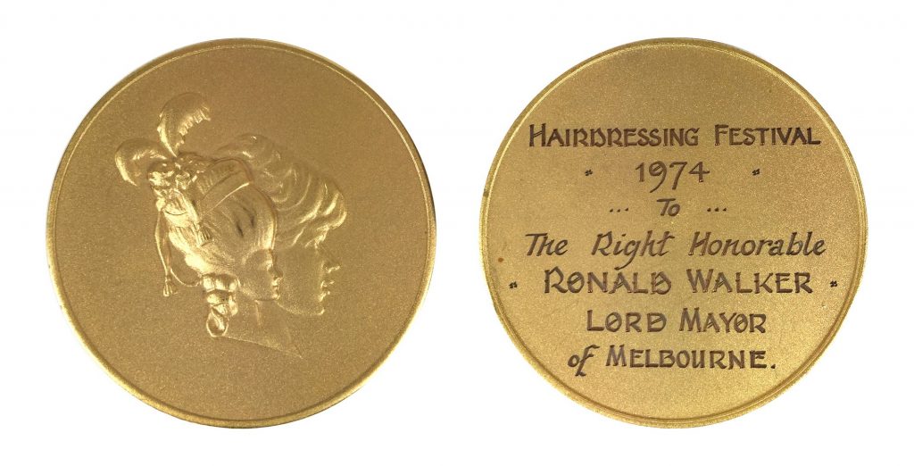 Hairdressing Festival medal