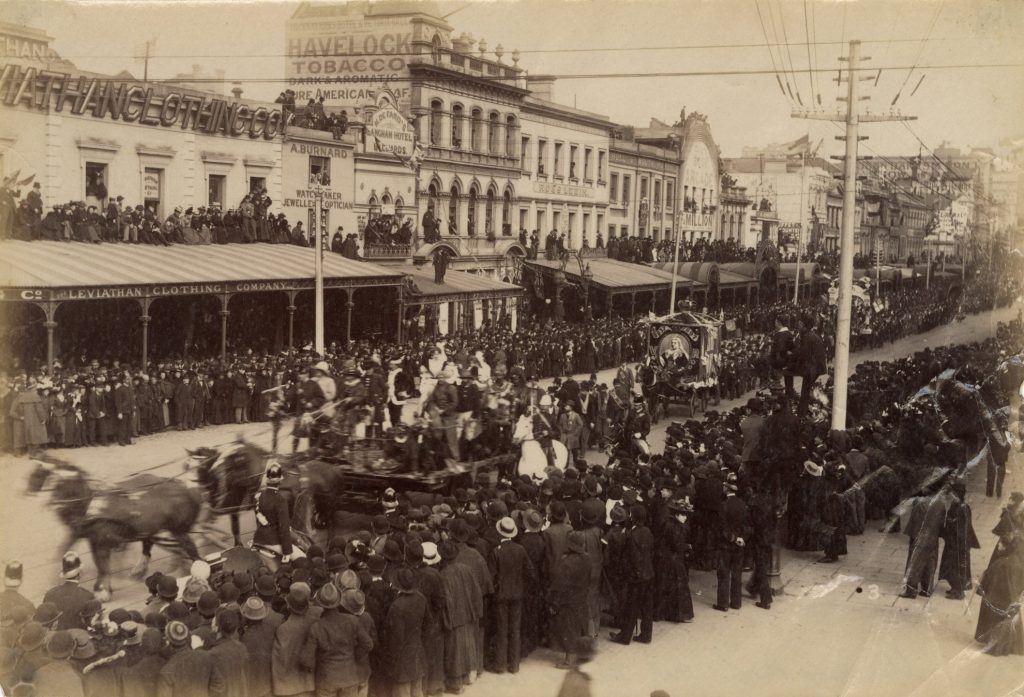 Image of the procession celebrating the 60th year of Queen Victoria’s reign