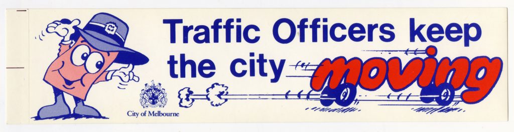 Stickers: Traffic Officers keep the city moving