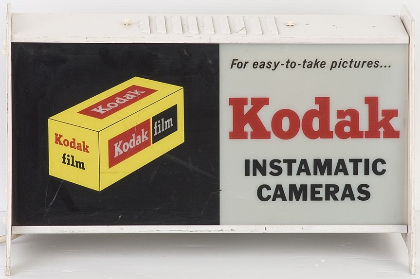 Kodak Instamatic Cameras Sign