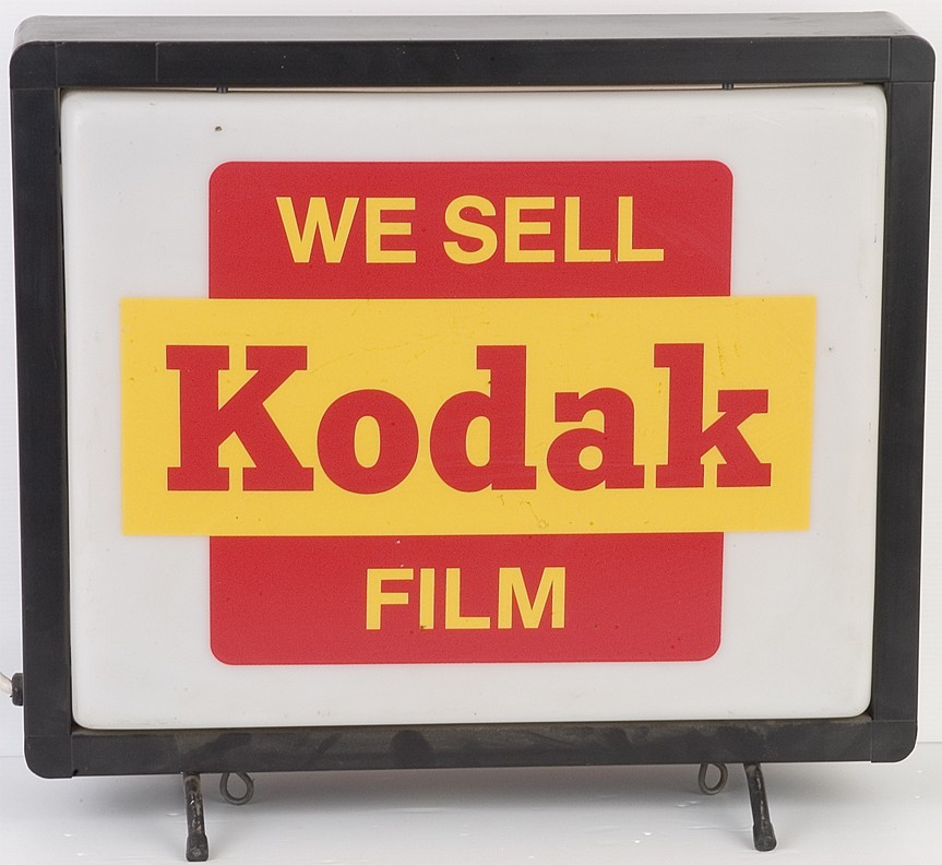 We Sell Kodak Flim Sign