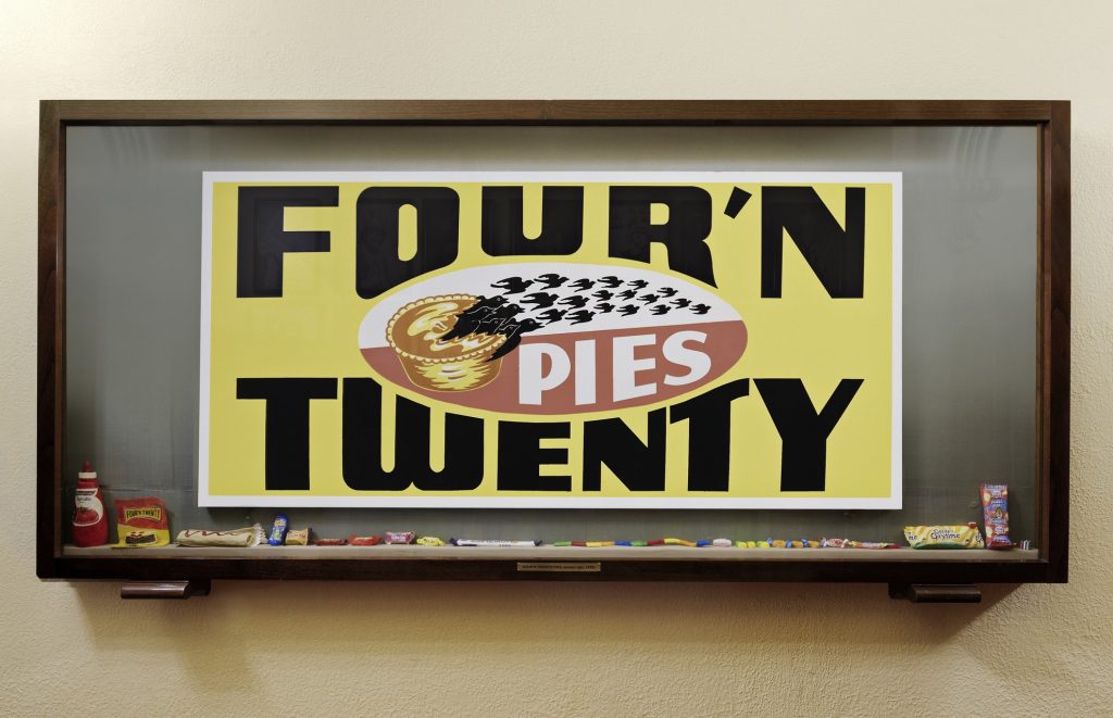 Sign, Four’n Twenty Pies
