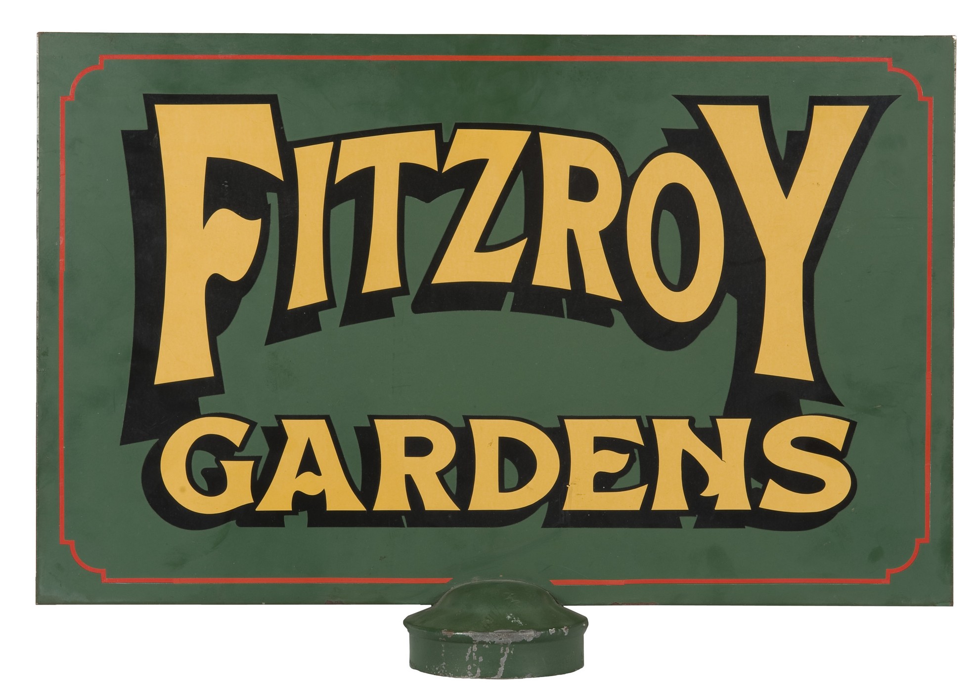 Sign, Fitzroy Gardens City Collection