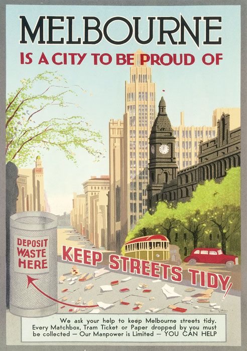 MELBOURNE IS A CITY TO BE PROUD OF – KEEP STREETS TIDY!