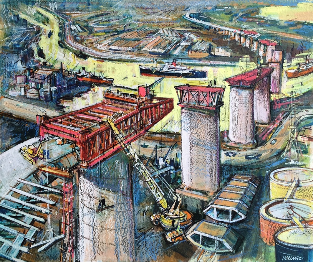 Westgate Bridge Under Construction City Collection