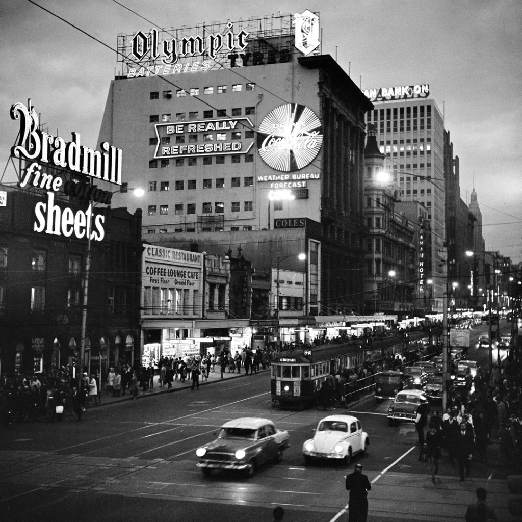 Swanston Street at Night