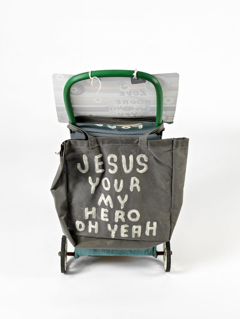 Jesus trolley 6 (light blue) with additional sign image 1645123-4