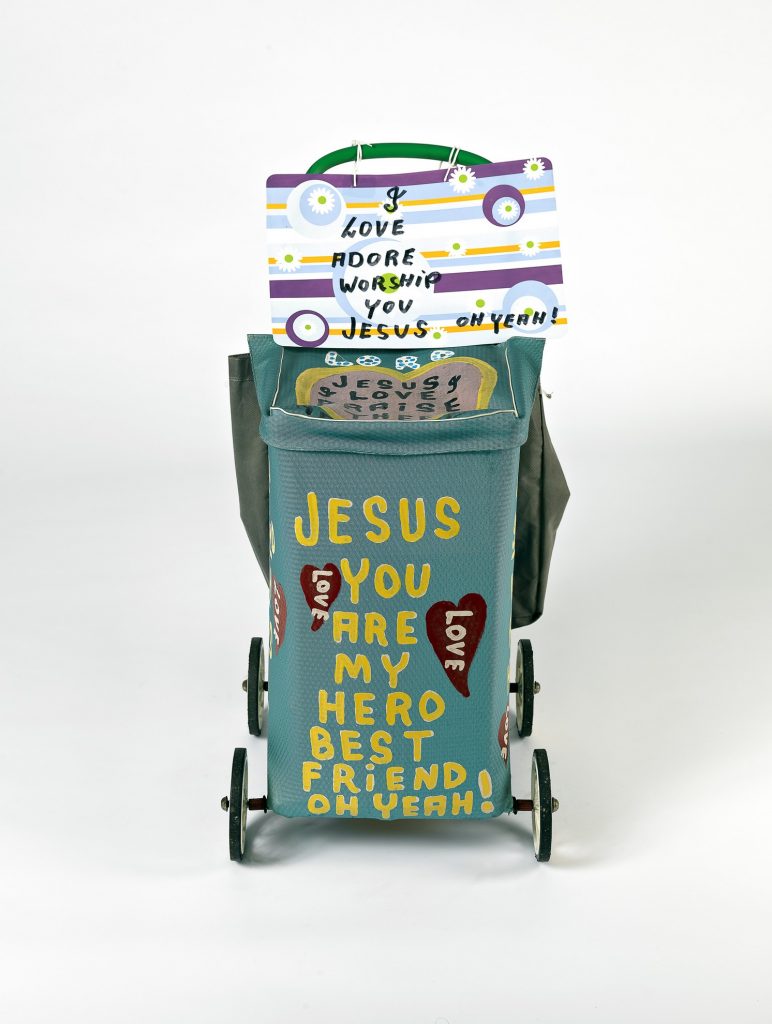 Jesus trolley 6 (light blue) with additional sign image 1645123-7