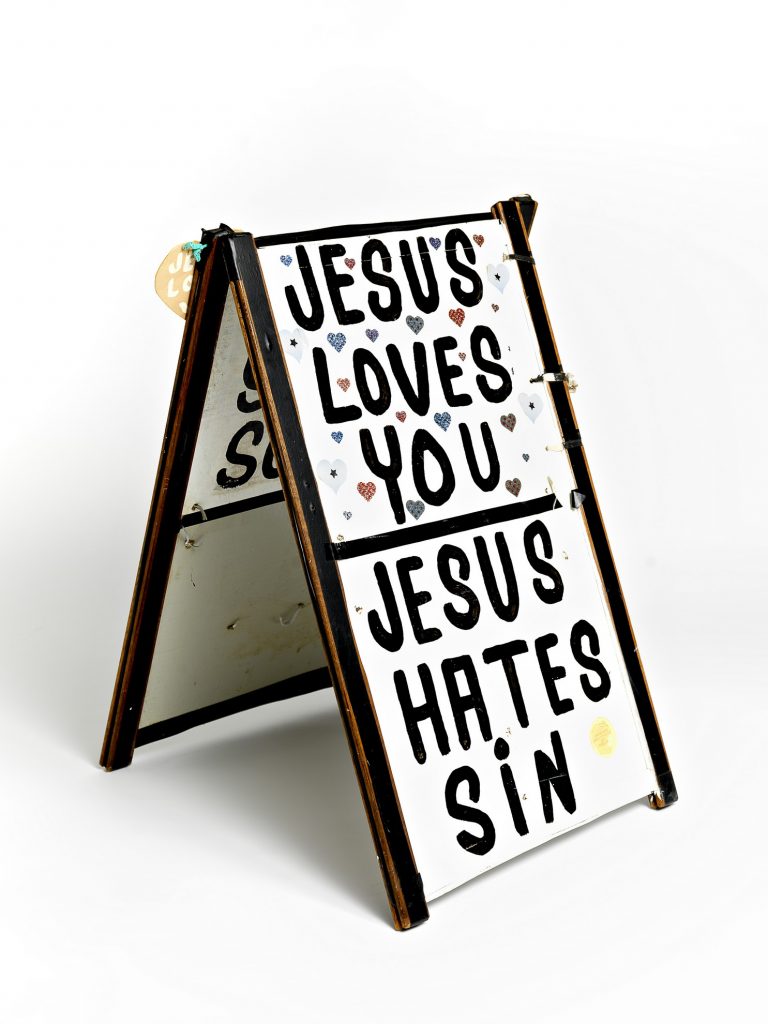 Jesus loves you Jesus hates sin