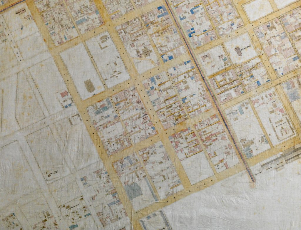 Bibbs Map – a cadastral Map of Melbourne image 1646167-8