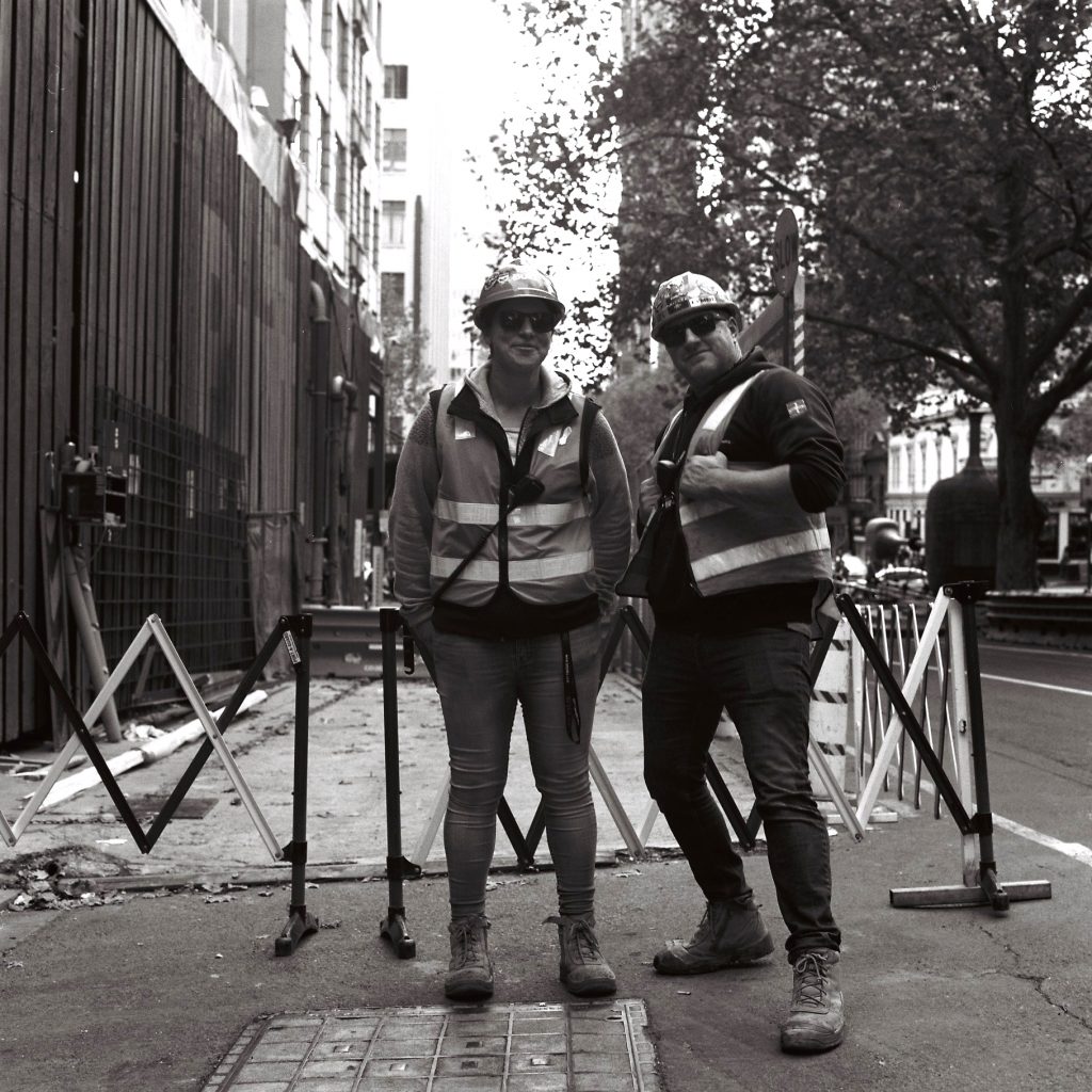 The Construction Workers, Russell Street