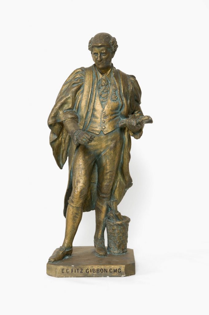 Maquette, Statue of E.G. FitzGibbon (Town Clerk 1856-91)