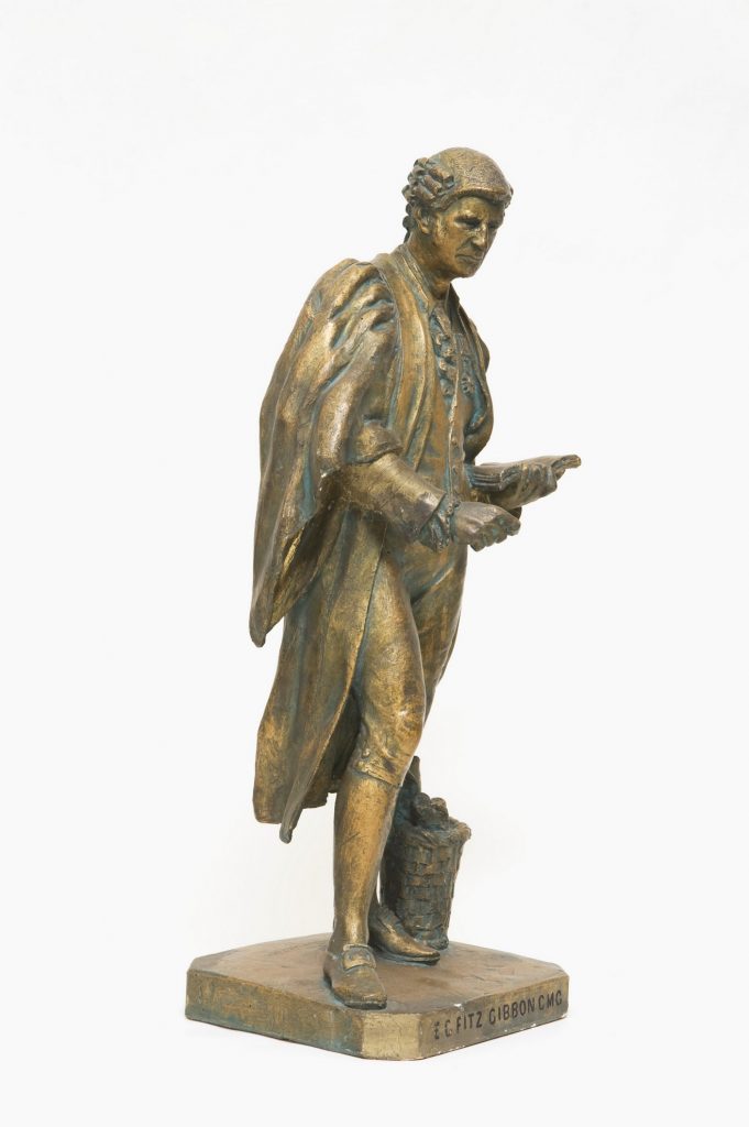 Maquette, Statue of E.G. FitzGibbon (Town Clerk 1856-91) image 1664632-2