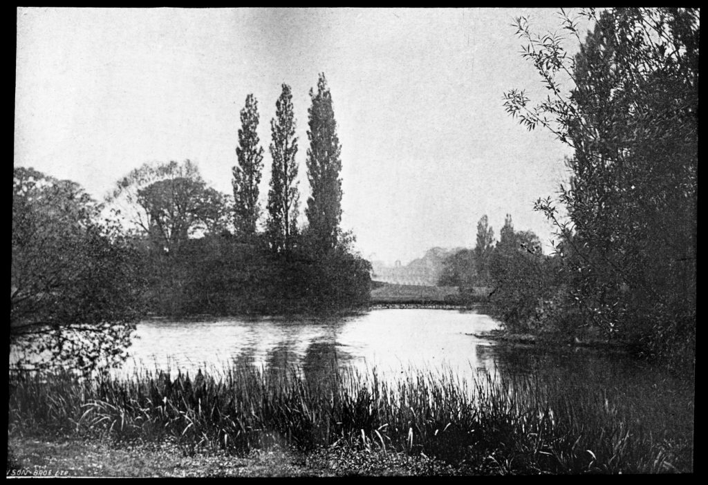 Glass lantern slide, Unknown location